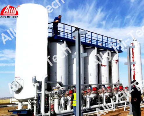 Un buen precio. Instalación de producción verde del hidrógeno de la fuente económica del biogás renovable en línea