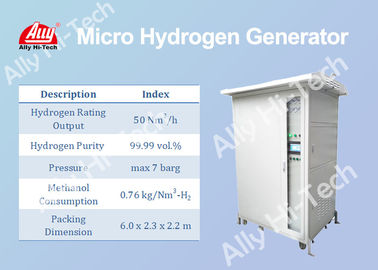 Un buen precio. Generador micro compacto del hidrógeno por el metanol que reforma salida del grado de 50 Nm3/H en línea